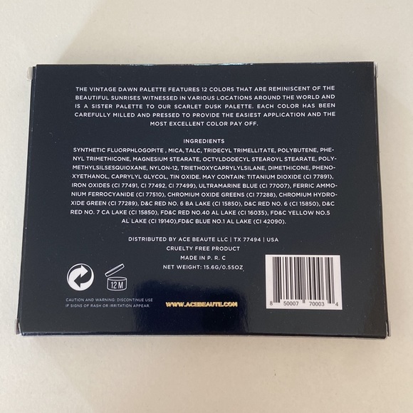 Ace beaute vintage dawn eyeshadow palette - Picture 5 of 6